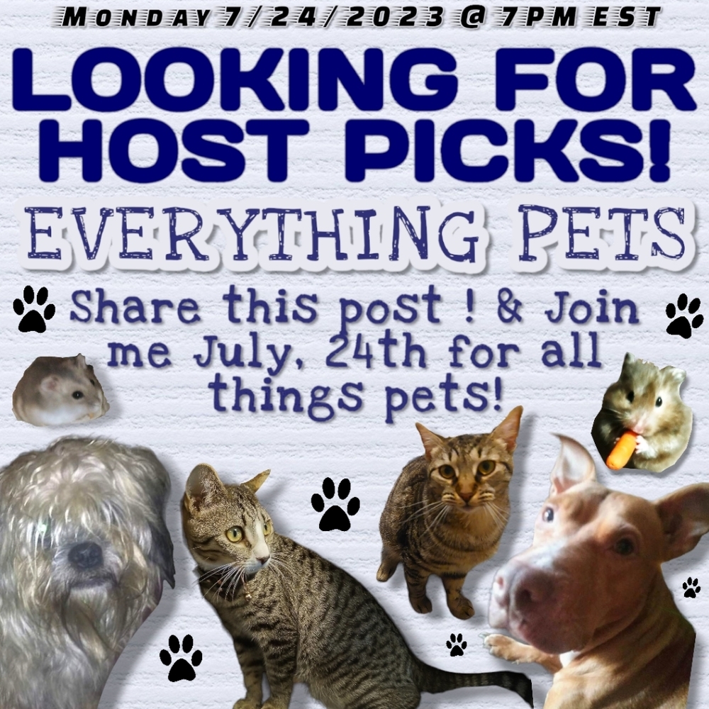 🚨 POSH PARTY ! 🚨 🐱🐶🐰EVERYTHING PETS! 🐱🐶🐰 JOIN ME ON JULY, 24TH !​